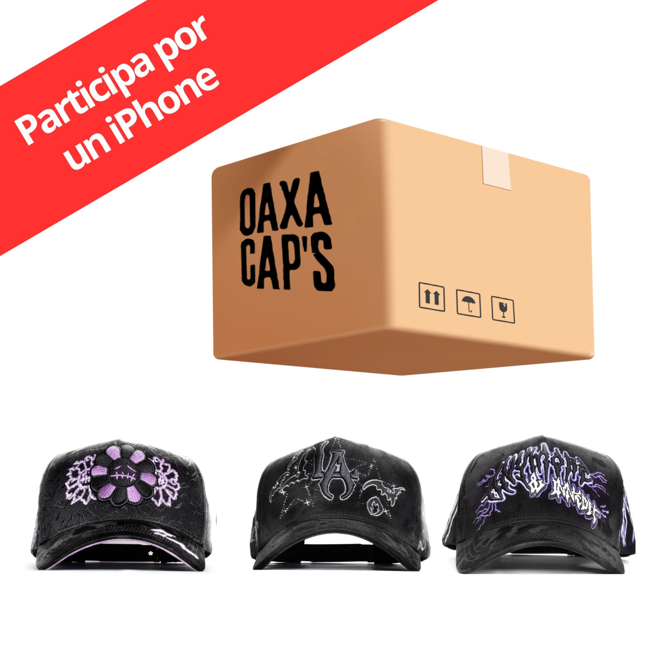 DROP COMPLETO 3 Gorras | Innedit X Anymore