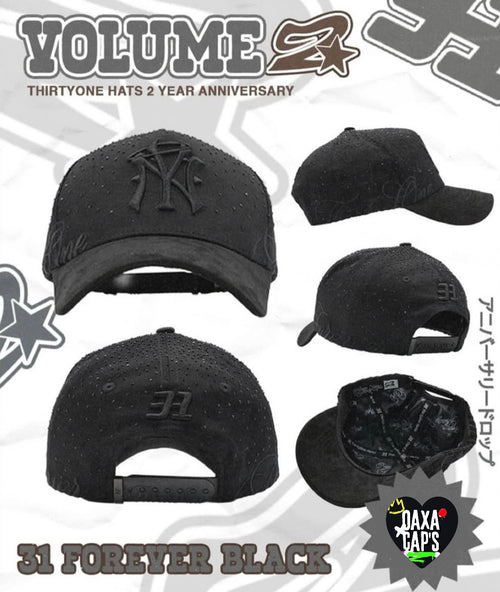 31 hats Anniversary Forever black FULL SET
