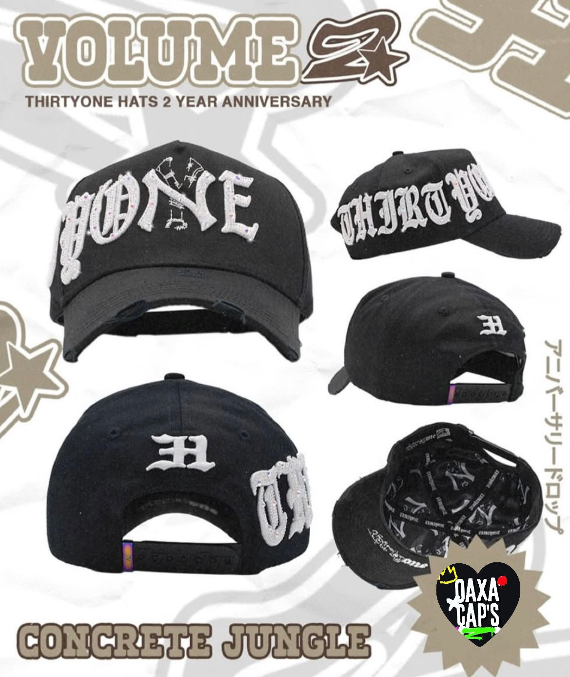 31 hats Anniversary Concrete jungle